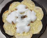 餃子の皮の花びらチョコマシュマロピッツァ作り方6写真