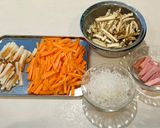 一度で2品⭐︎きんぴらごぼう&ごぼうサラダ作り方1写真