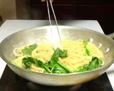 菜の花としらすの明太子パスタ作り方7写真