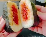 おにぎりの握り方と美人醤油筋子おにぎり作り方6写真