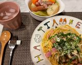 ベーコンと大葉の和風パスタ作り方7写真