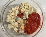 ワンボールレンジ、サバ豆腐ドライカレー！作り方2写真
