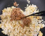 息子こだわりのキムチ納豆炒飯♪作り方3写真