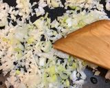 牛ひき肉とザーサイ のそぼろ丼!作り方2写真