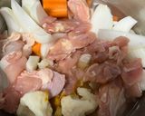 ほろほろチキンカレー🍛2日目のカレー味😋加圧1分作り方1写真