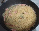 ★節水！★フライパンひとつでカルボナーラ作り方4写真