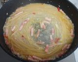 ★節水！★フライパンひとつでカルボナーラ作り方3写真