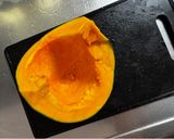 香ばしい！かぼちゃとベーコンのガーリック炒め作り方1写真