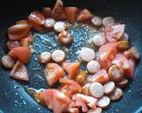 大葉とフレッシュトマトの和風パスタ作り方3写真