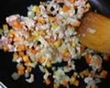 我が家の定番☆鶏の親子の天津飯作り方2写真