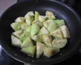 えびと茄子のケチャップ炒め♪作り方5写真