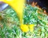 ♡水菜＆ジャコの卵とじ♡作り方5写真