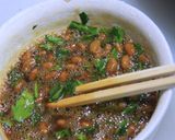 納豆とイタリアンパセリの冷製パスタ作り方16写真