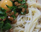 納豆とイタリアンパセリの冷製パスタ作り方20写真