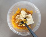米粉と豆腐のさつまいもブラウニー。作り方4写真