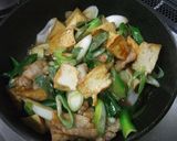 超手抜き焼肉タレで★厚揚げ豚バラの炒め煮作り方6写真
