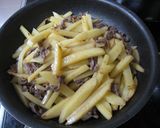 新じゃがと牛肉の炒めもの♪作り方6写真