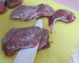 まぐろほほ肉のからあげ作り方1写真