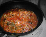 さばの水煮と野菜のトマトソースパスタ作り方5写真