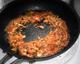 さばの水煮と野菜のトマトソースパスタ作り方6写真