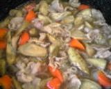 揚げ豆腐とごぼうのとろっと旨煮作り方2写真