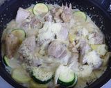 鶏肉とズッキーニのクリームブラウンソース作り方6写真