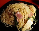 菜花とたけのこのパスタ作り方8写真