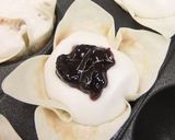 たこ焼きプレートで餃子の皮カップ♪作り方4写真