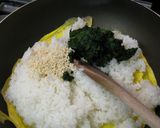 ほうれん草のチャーハン作り方5写真