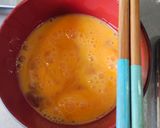 豚ひき肉とキャベツと卵の焼きうどん作り方3写真