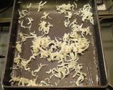 わさび菜とアボカドのサラダ～梅海苔とろろ作り方1写真