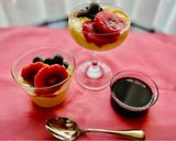 レッドキウイ・ブルーベリーのせ豆花♡作り方4写真