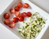 夏野菜ごまチーズトースト作り方1写真