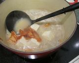 残ったかす汁で♪豆腐チゲ風ピリ辛かす汁☆作り方2写真