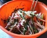 彩り野菜の梅肉和えサラダ☆作り方5写真
