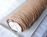 ⁂チョコレートのモンブランロール⁂作り方17写真