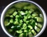 きゅうりの梅ツナドレッシング作り方1写真