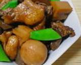 さっぱり煮風☆鶏手羽元とこんにゃく煮作り方7写真