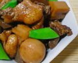 さっぱり煮風☆鶏手羽元とこんにゃく煮作り方7写真