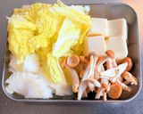 白菜入り肉豆富作り方1写真