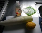 はちみつ大根レモン作り方1写真