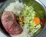 春キャベツと新玉ねぎdeサクサクメンチ♪作り方3写真