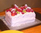 春色☆フルーツデコレーションケーキ作り方7写真