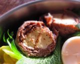 弁当その５。春の煮たまご弁当作り方2写真