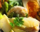 弁当その５。春の煮たまご弁当作り方4写真