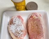 豚肉とキャベツとチーズのグリル焼き！作り方3写真