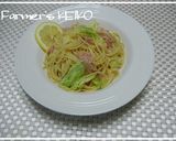 【農家のレシピ】春キャベツのレモンスパ作り方4写真