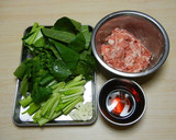 【農家のレシピ】小松菜と豚肉の炒め物作り方1写真