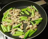 【農家のレシピ】小松菜と豚肉の炒め物作り方3写真