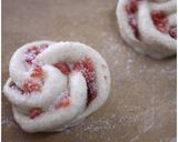 可愛いお花✽バターシュガーの菓子パンHB作り方7写真